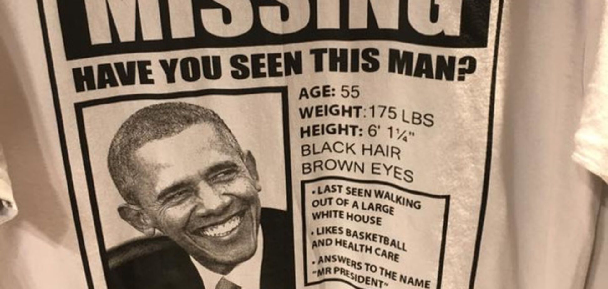 Футболка с Обамой