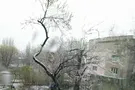 Апрельский снег в Днепре