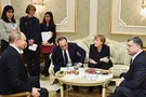 Путин, Олланд, Меркель, Порошенко