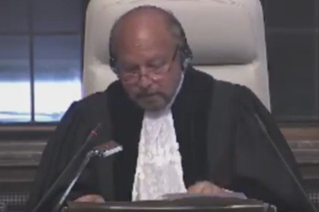 Председатель Международного суда ООН Суда Ронни Абрахам