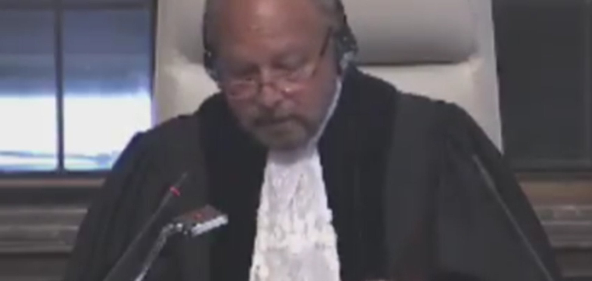 Председатель Международного суда ООН Суда Ронни Абрахам