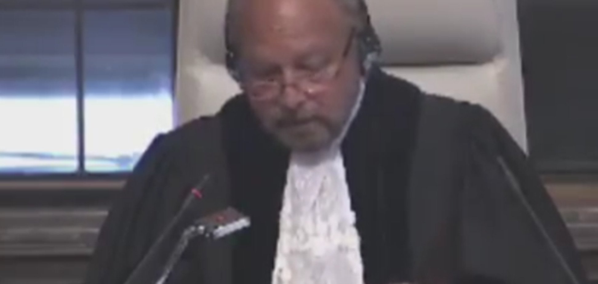 Председатель Международного суда ООН Суда Ронни Абрахам