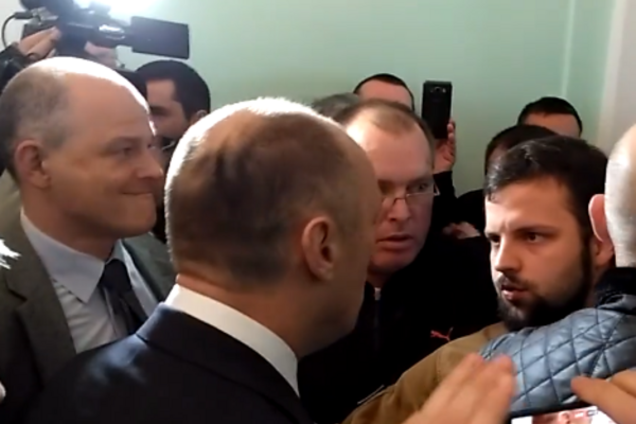 Драка в Полтавском горсовете