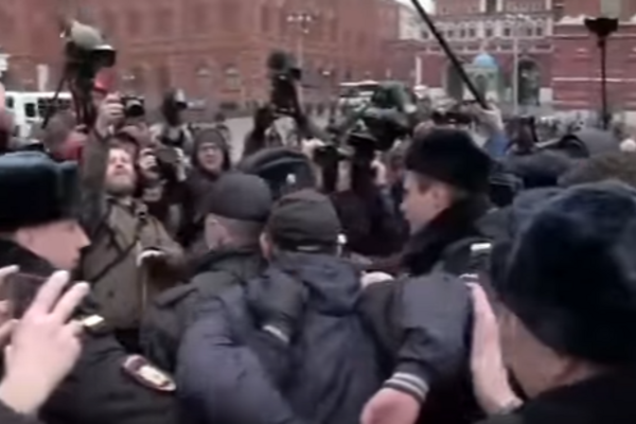 Задержания в центре Москвы