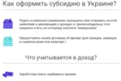 Субсидии в Украине