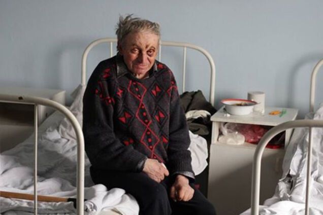 Жебрак з Івано-Франківська