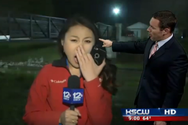 Ляп телеведущей