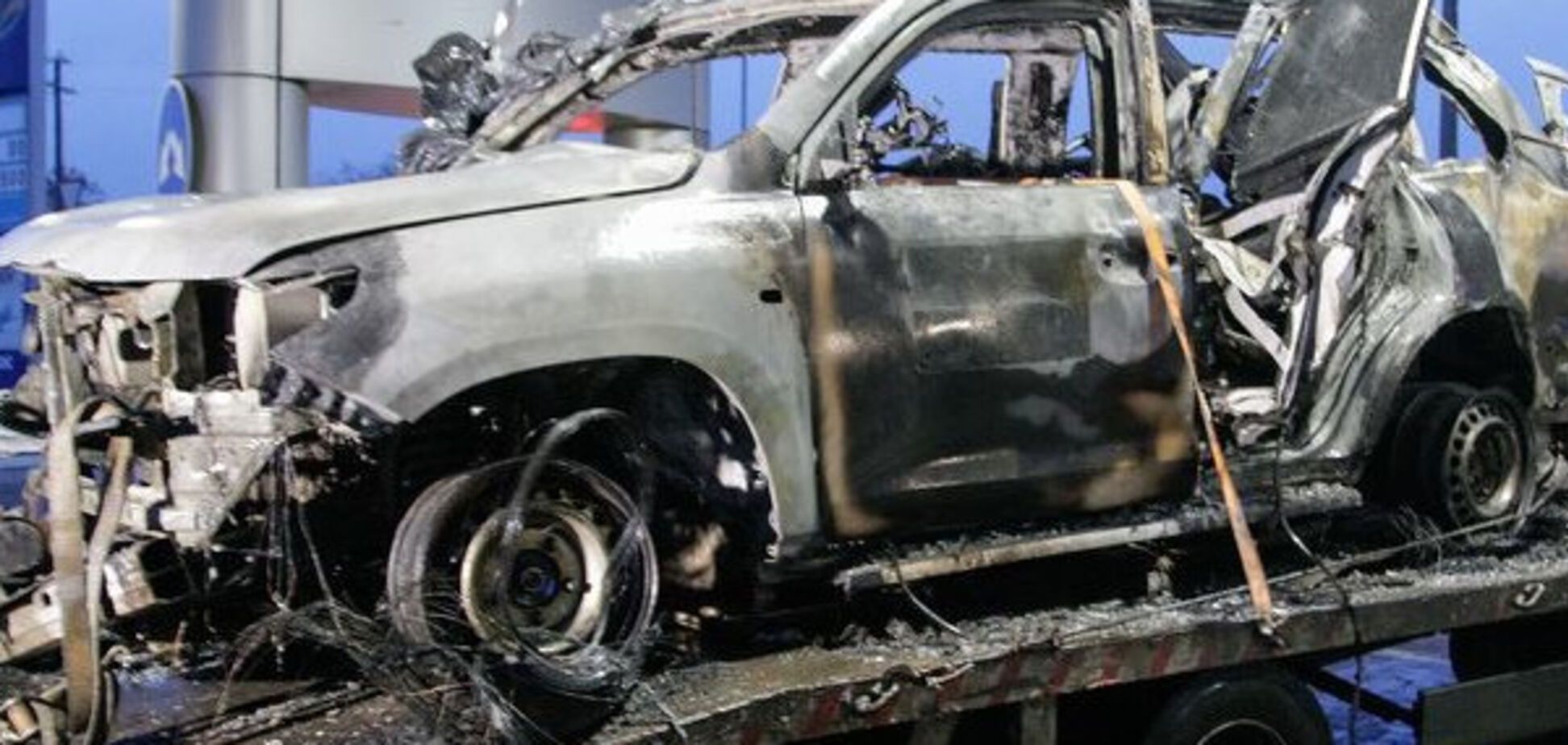 Взрыв автомобиля ОБСЕ