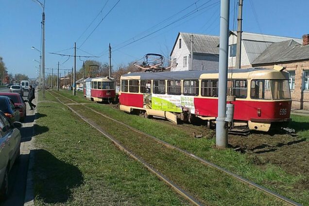 ДТП с трамваем в Харькове