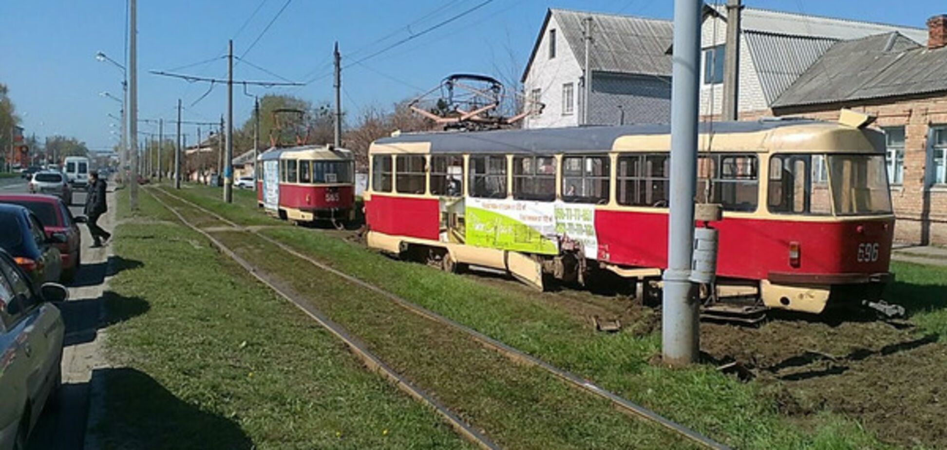 ДТП с трамваем в Харькове