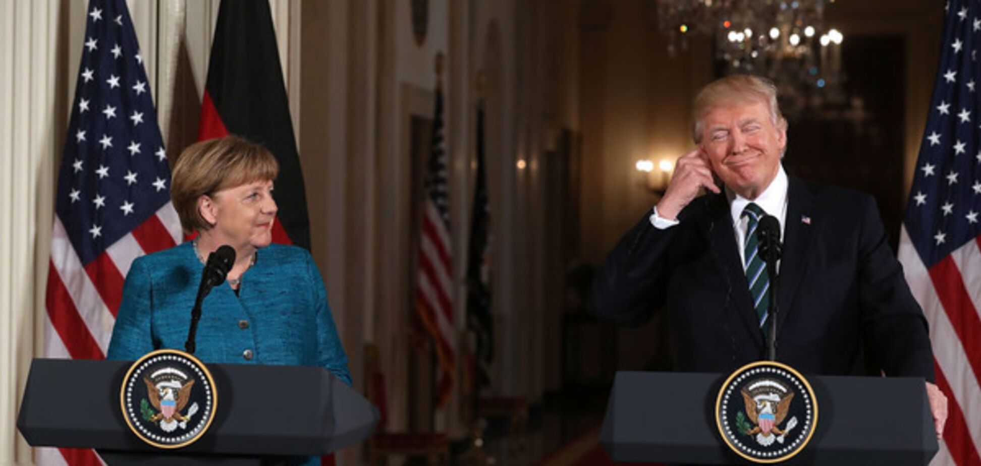 меркель трамп