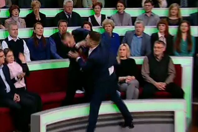 Бійка на НТВ