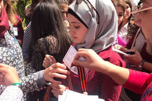 георгиевская ленточка Сирия