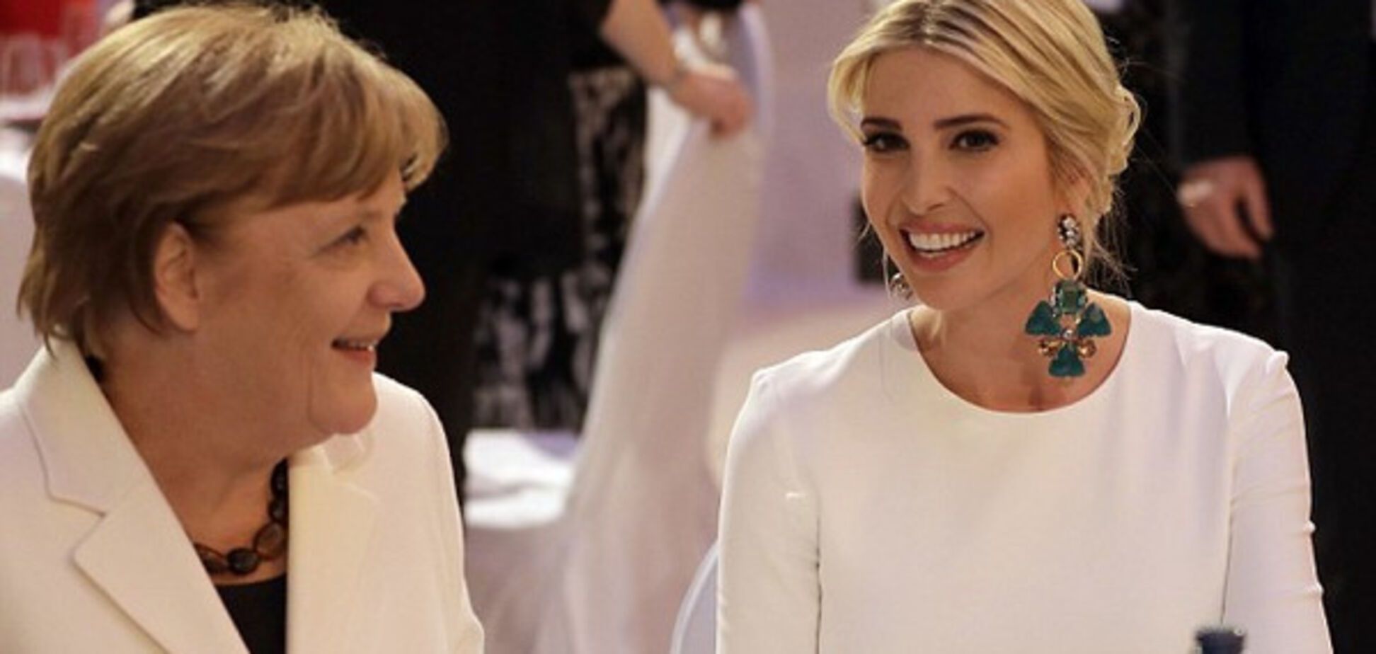 Иванка Трамп и Ангела Меркель