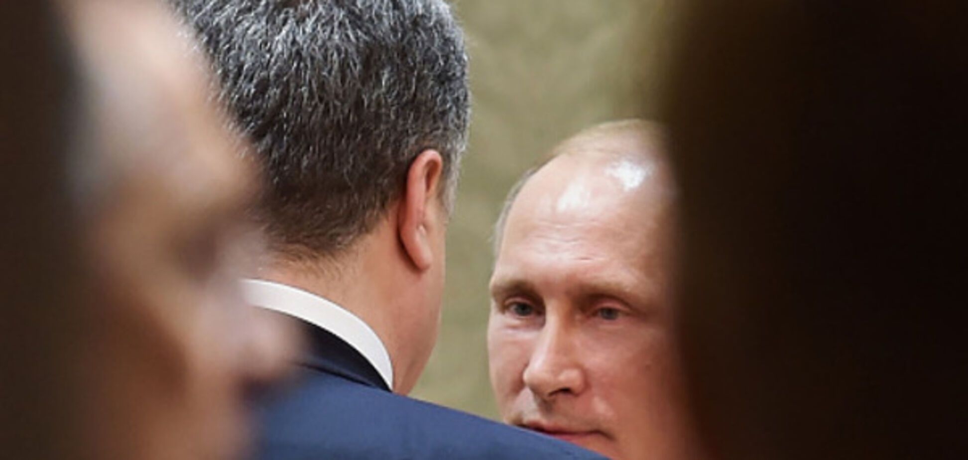 Петр Порошенко и Владимир Путин