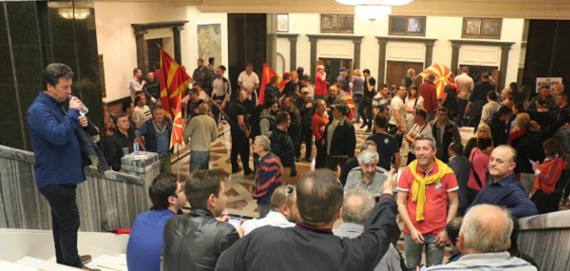 Протесты в Македонии