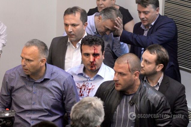 Штурм парламенту Македонії