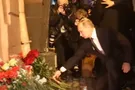 Путин возле метро в Петербурге