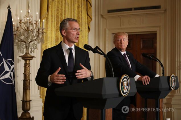Столтенберг и Трамп