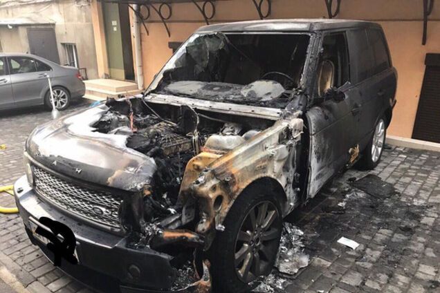 Поджог автомобиля в Одессе