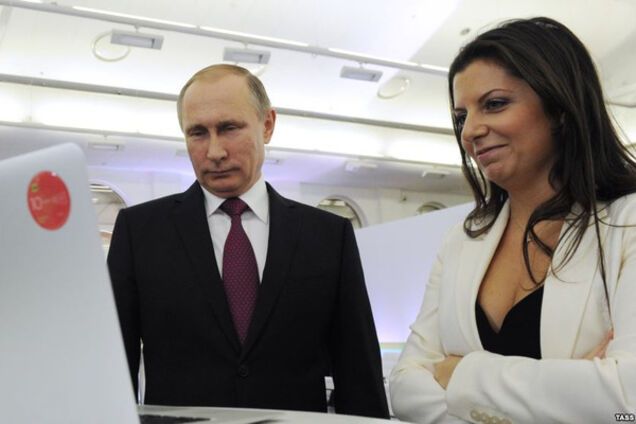 Владимир Путин и Маргарита Симоньян