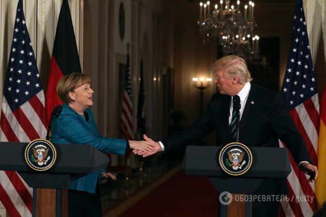 Дональд Трамп, Ангела Меркель