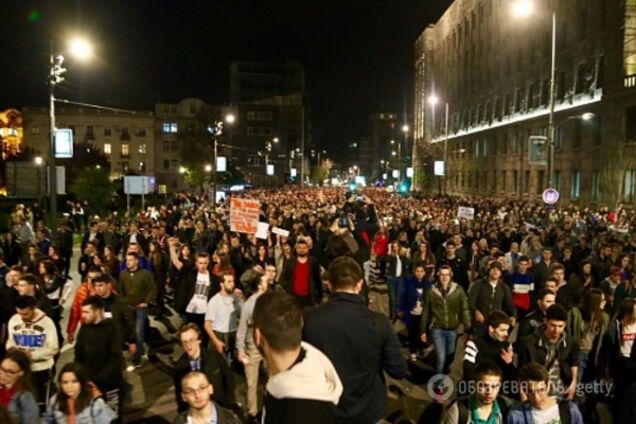 Протести в Сербії