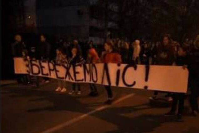 Под Киевом озлобленные застройкой жители перекрыли шоссе