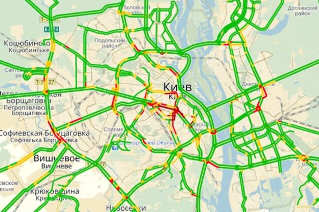 Пробки в Киеве