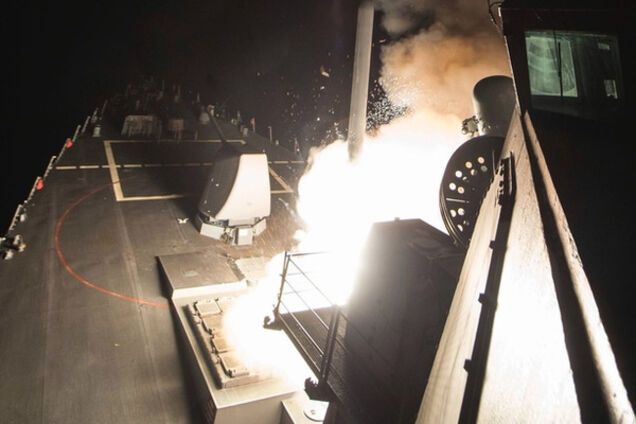 Ракетный удар по Сирии