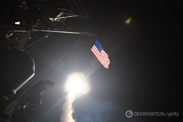Ракетный удар США по Сирии