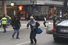 Грузовик въехал в толпу: появились первые видео с места ЧП в Стокгольме
