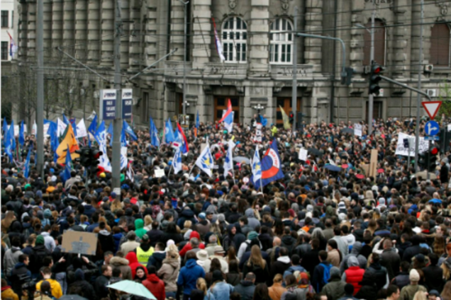 Протести в Сербії