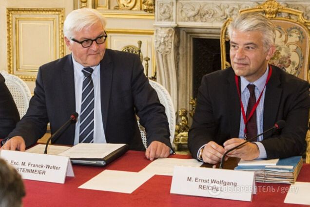 Франк-Вальтер Штайнмаєр і Ернст Райхель