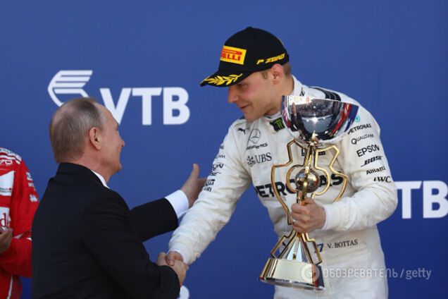 Путин Боттас