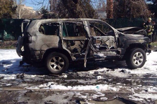 Взрыв авто в Мариуполе