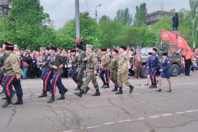 Парад в Алчевске