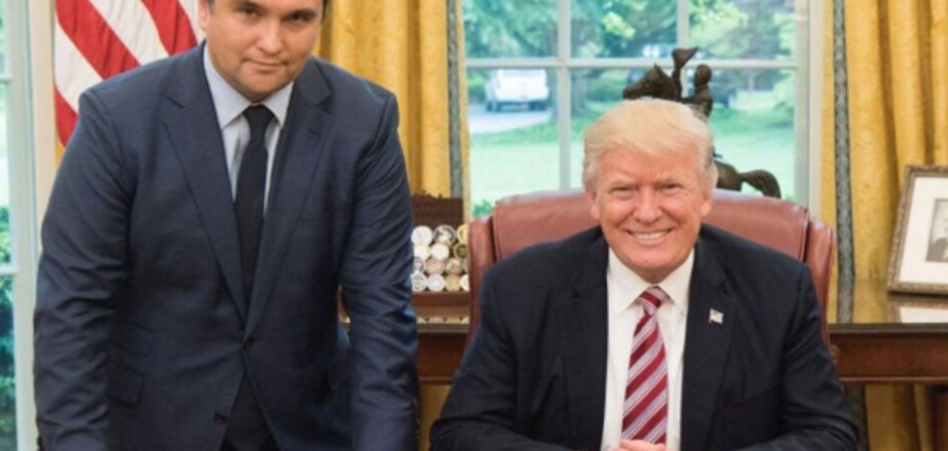 Павел Климкин и Дональд Трамп