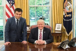 Павел Климкин и Дональд Трамп