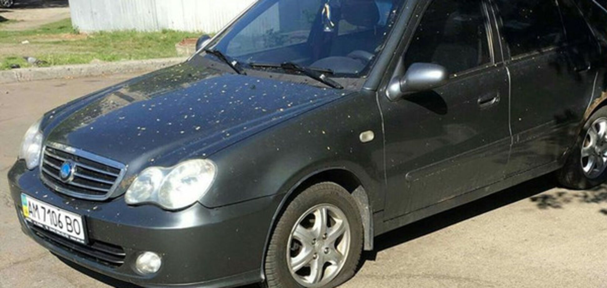 пробитое колесо