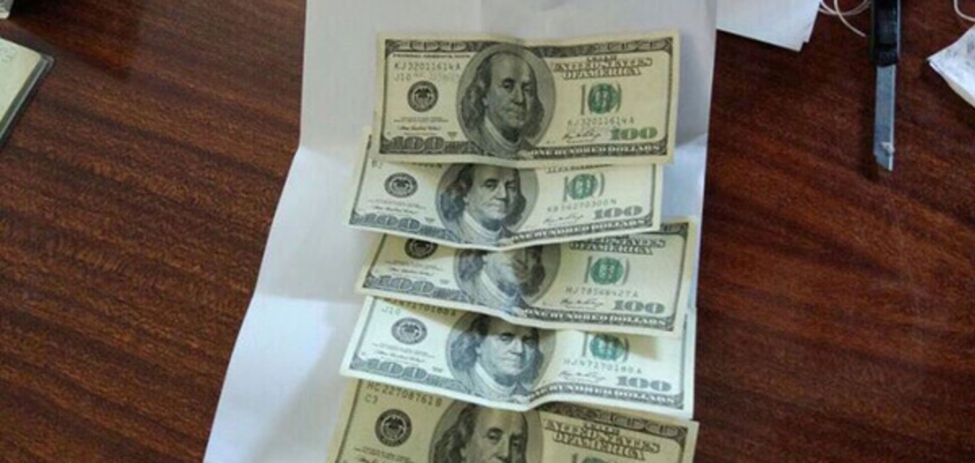 Задержание на взятке