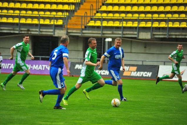 В Запорожье прошел матч в память о Валерии Лобановском (ФОТО)