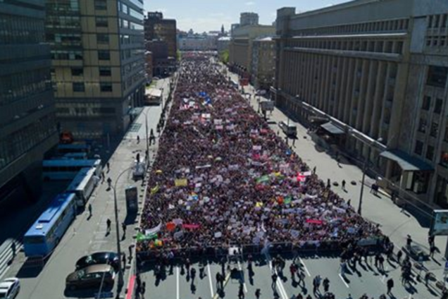 Протест в Москве