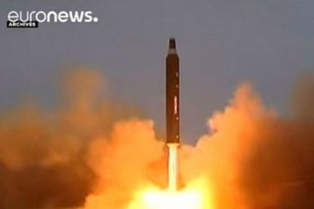 Запуск ракеты КНДР