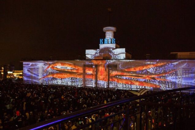 Здания Киева 'ожили' красками: яркое видео с Kyiv Lights Festival