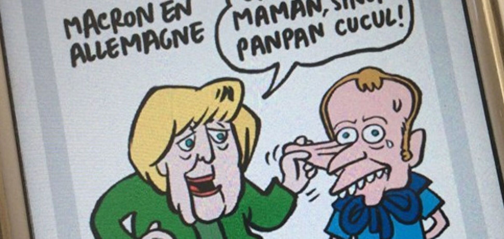 Меркель и Макрон