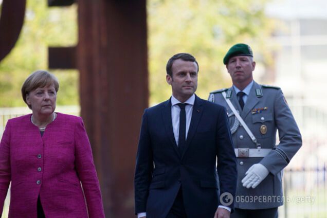 Макрон и Меркель