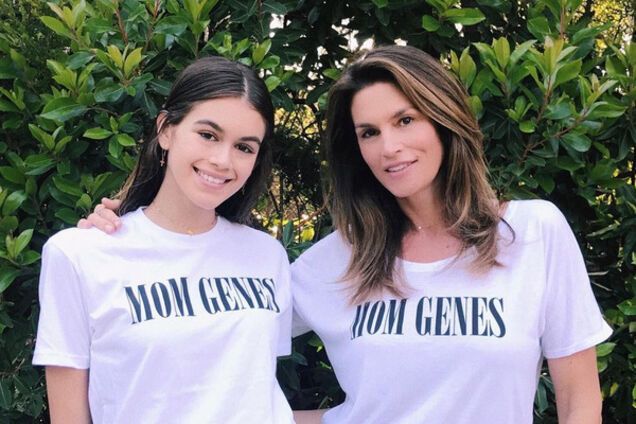 Синди Кроуфорд с дочкой Кайей