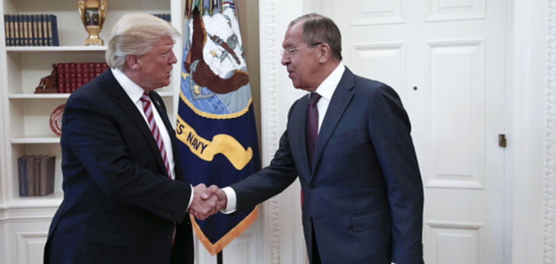 Сергей Лавров и Дональд Трамп