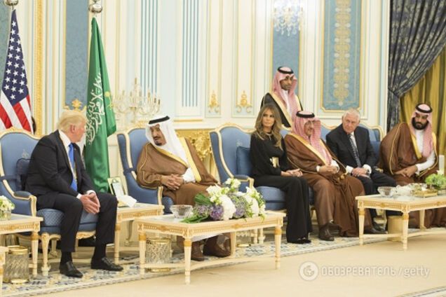 Дональд и Мелания Трамп в Саудовской Аравии